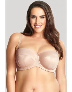 Sculptresse Dana Strapless Bandeau BH Grote Cupmaten D - J / T. 75-105 - Linen - 9670 -Lingerie Kortingswinkel sculptresse dana strapless bandeau bh grote cupmaten d j t 75 105 linen 9670 2