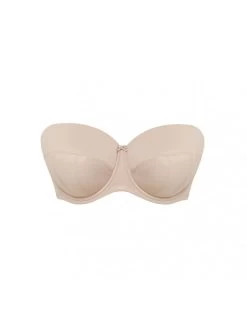 Sculptresse Dana Strapless Bandeau BH Grote Cupmaten D - J / T. 75-105 - Linen - 9670 -Lingerie Kortingswinkel sculptresse dana strapless bandeau bh grote cupmaten d j t 75 105 linen 9670 4