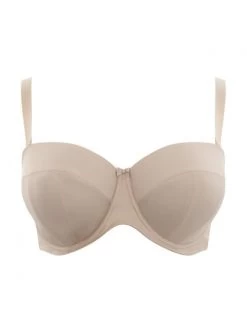 Sculptresse Dana Strapless Bandeau BH Grote Cupmaten D - J / T. 75-105 - Linen - 9670 -Lingerie Kortingswinkel sculptresse dana strapless bandeau bh grote cupmaten d j t 75 105 linen 9670 7
