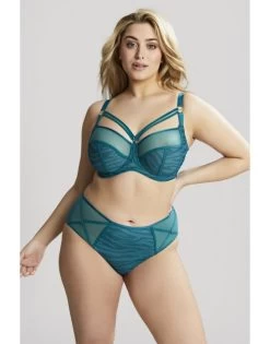 Sculptresse Dionne BH Grote Cupmaat DD Tot K / T. 80-105 - Teal Animal - 9695 -Lingerie Kortingswinkel sculptresse dionne bh grote cupmaat dd tot k t 80 105 teal animal 9695 2