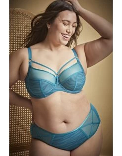 Sculptresse Dionne BH Grote Cupmaat DD Tot K / T. 80-105 - Teal Animal - 9695 -Lingerie Kortingswinkel sculptresse dionne bh grote cupmaat dd tot k t 80 105 teal animal 9695 3