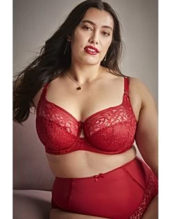 Sculptresse Estel Hele Cup Beha Grote Cupmaten DD - K / T. 75-105 - Raspberry - 9685 -Lingerie Kortingswinkel sculptresse estel hele cup beha grote cupmaten dd k t 75 105 raspberry 9685 7