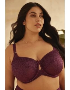 Sculptresse Estel Hele Cup BH Grote Cupmaten DD - K / T. 75-105 - Damsonn - 9685 -Lingerie Kortingswinkel sculptresse estel hele cup bh grote cupmaten dd k t 75 105 damsonn 9685 3