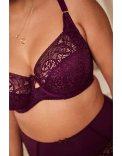 Sculptresse Estel Hele Cup BH Grote Cupmaten DD - K / T. 75-105 - Damsonn - 9685 -Lingerie Kortingswinkel sculptresse estel hele cup bh grote cupmaten dd k t 75 105 damsonn 9685 4