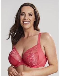 Sculptresse Roxie Plunge BH Grote Cupmaten D Tot J / T. 75-105 - Hot Coral - 9586 -Lingerie Kortingswinkel sculptresse roxie plunge bh grote cupmaten d tot j t 75 105 hot coral 9586 1
