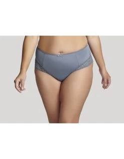 Sculptresse Roxie Tailleslip Kleine - Grote Maten 38-52 - Slate Blue - 9582 -Lingerie Kortingswinkel sculptresse roxie tailleslip kleine grote maten 38 52 slate blue 9582 2