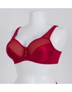 Syl Kali Hele Cup Beha Grote Cupmaten - Rood -Lingerie Kortingswinkel syl kali hele cup beha grote cupmaten rood 3