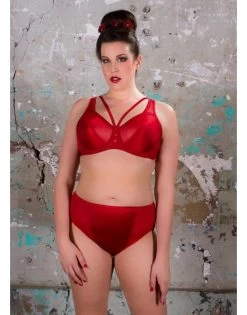 Syl Kali Hele Cup Beha Grote Cupmaten - Rood -Lingerie Kortingswinkel syl kali hele cup beha grote cupmaten rood 5