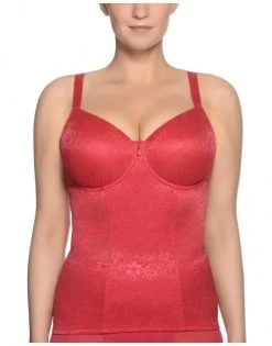 Ulla Dessous Alice Shapewear Top Grote Cupmaten - Rood - 3893 -Lingerie Kortingswinkel ulla dessous alice shapewear top grote cupmaten rood 3893 4