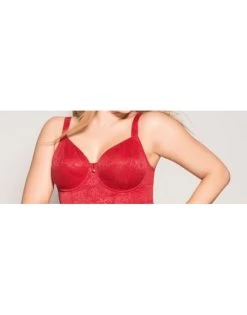 Ulla Dessous Alice Shapewear Top Grote Cupmaten - Rood - 3893 -Lingerie Kortingswinkel ulla dessous alice shapewear top grote cupmaten rood 3893 6