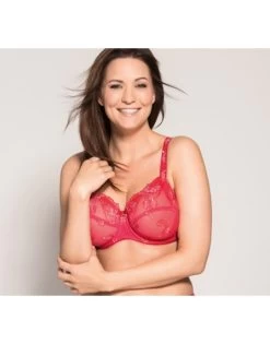Ulla Dessous Carla Hele Cup BH Kleine En Grote Maten 70-120 Cup B Tot G - Framboise - 2123