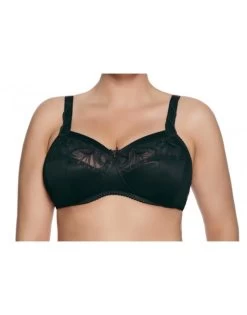 Ulla Dessous Carmen BH Zonder Beugel Kleine - Grote Maten 75-130 Cup B Tot I - Zwart - 2528 -Lingerie Kortingswinkel ulla dessous carmen bh zonder beugel kleine grote maten 75 130 cup b tot i zwart 2528 3