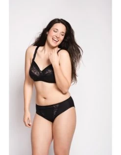 Ulla Dessous Carmen BH Zonder Beugel Kleine - Grote Maten 75-130 Cup B Tot I - Zwart - 2528 -Lingerie Kortingswinkel ulla dessous carmen bh zonder beugel kleine grote maten 75 130 cup b tot i zwart 2528 5