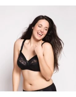 Ulla Dessous Carmen BH Zonder Beugel Kleine - Grote Maten 75-130 Cup B Tot I - Zwart - 2528 -Lingerie Kortingswinkel ulla dessous carmen bh zonder beugel kleine grote maten 75 130 cup b tot i zwart 2528 6