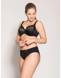 Ulla Dessous Carmen Hele Cup BH Kleine En Grote Maten 75-120 Cup B Tot G - Zwart - 2523 -Lingerie Kortingswinkel ulla dessous carmen hele cup bh kleine en grote maten 75 120 cup b tot g zwart 2523 4