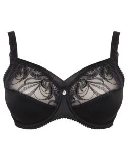 Ulla Dessous Carmen Hele Cup BH Kleine En Maten 75-120 Cup H Tot L - Zwart - 2526 -Lingerie Kortingswinkel ulla dessous carmen hele cup bh kleine en maten 75 120 cup h tot l zwart 2526 2