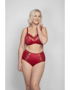 Ulla Dessous Ella BH Zonder Beugel Kleine En Grote Maten 75-120 Cup D Tot L - Rood - 3628 -Lingerie Kortingswinkel ulla dessous ella bh zonder beugel kleine en grote maten 75 120 cup d tot l rood 3628 2