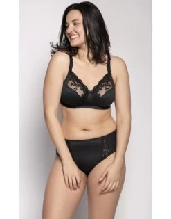 Ulla Dessous Ella BH Zonder Beugel Kleine En Grote Maten 75-120 Cup D Tot L - Zwart - 3628 -Lingerie Kortingswinkel ulla dessous ella bh zonder beugel kleine en grote maten 75 120 cup d tot l zwart 3628 3