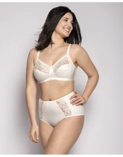 Ulla Dessous Ella Gaine Slip Kleine - Grote Maten 38-60 - Écru - 3610