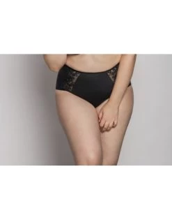 Ulla Dessous Ella Gaine Slip Kleine - Grote Maten 38-60 - Zwart - 3610 -Lingerie Kortingswinkel ulla dessous ella gaine slip kleine grote maten 38 60 zwart 3610 3