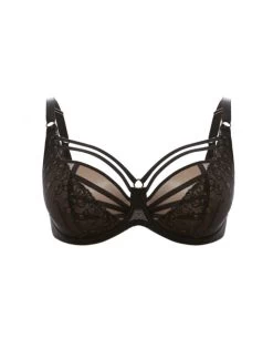 Ulla Dessous Exclusive Line Beha Met Schuimvulling Grote Cupmaten D - I / T. 70-100 - Zwart - 8529 -Lingerie Kortingswinkel ulla dessous exclusive line beha met schuimvulling grote cupmaten d i t 70 100 zwart 8529 2