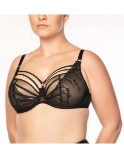 Ulla Dessous Exclusive Line Beha Met Schuimvulling Grote Cupmaten D - I / T. 70-100 - Zwart - 8529 -Lingerie Kortingswinkel ulla dessous exclusive line beha met schuimvulling grote cupmaten d i t 70 100 zwart 8529 3