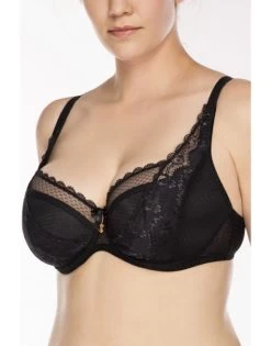 Ulla Dessous Exclusive Line Beha Met Schuimvulling Grote Cupmaten - Zwart - 8429 -Lingerie Kortingswinkel ulla dessous exclusive line beha met schuimvulling grote cupmaten zwart 8429 6