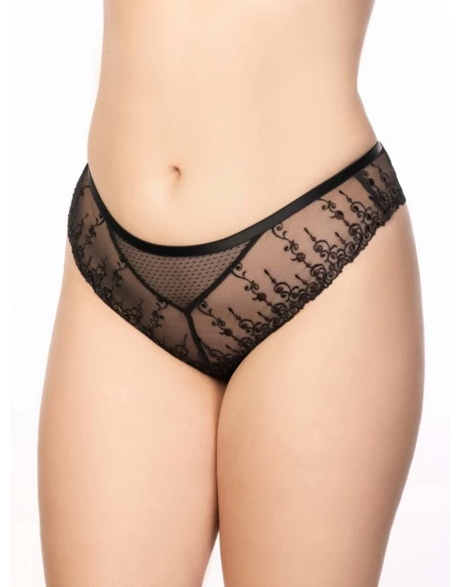 Ulla Dessous Exclusive Line String Kleine - Grote Maten 36-50 - Zwart - 8537 1 Ulla Dessous Exclusive Line String Kleine - Grote Maten 36-50 - Zwart - 8537