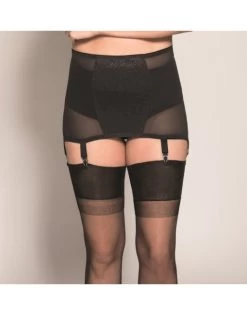 Ulla Dessous Gaine + Jarretelles Kleine- Grote Maten - 38-60 - Zwart - 1268 -Lingerie Kortingswinkel ulla dessous gaine jarretelles kleine grote maten 38 60 zwart 1268 1 2