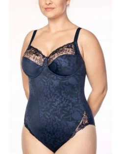 Ulla Dessous Jasmin Shapewear Body Kleine En Grote Maten 75-100 Cup B Tot G - Midnight - 2773 -Lingerie Kortingswinkel ulla dessous jasmin shapewear body kleine en grote maten 75 100 cup b tot g midnight 2773 2
