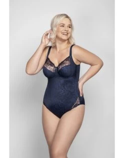 Ulla Dessous Jasmin Shapewear Body Kleine En Grote Maten 75-100 Cup B Tot G - Midnight - 2773