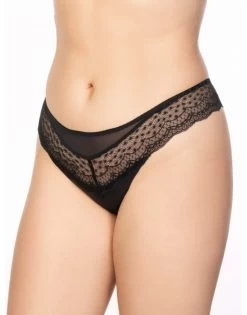 Ulla Dessous Josy String Kleine - Grote Maten 36-48 - Zwart - 6737 -Lingerie Kortingswinkel ulla dessous josy string kleine grote maten 36 48 zwart 6737 3