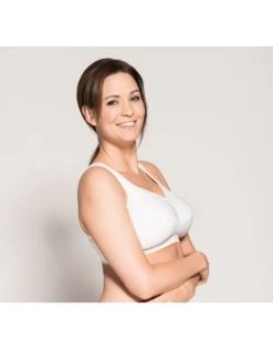 Ulla Dessous Kate Sport BH Zonder Beugel Kleine En Grote Maten 70-130 Cup D Tot N - Wit - 6028 -Lingerie Kortingswinkel ulla dessous kate sport bh zonder beugel kleine en grote maten 70 130 cup d tot n wit 6028 6