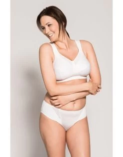 Ulla Dessous Kate Sport BH Zonder Beugel Kleine En Grote Maten 70-130 Cup D Tot N - Wit - 6028 -Lingerie Kortingswinkel ulla dessous kate sport bh zonder beugel kleine en grote maten 70 130 cup d tot n wit 6028 7