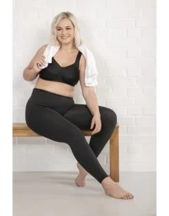 Ulla Dessous Kate Sport BH Zonder Beugel Kleine En Grote Maten 70-130 Cup D Tot N - Zwart - 6028 -Lingerie Kortingswinkel ulla dessous kate sport bh zonder beugel kleine en grote maten 70 130 cup d tot n zwart 6028 4