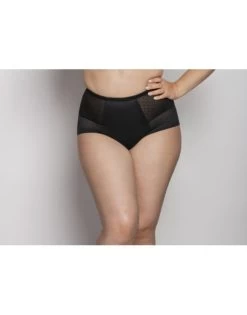 Ulla Dessous Meghan Gaine Slip Kleine - Grote Maten 38-56 - Zwart - 3110 -Lingerie Kortingswinkel ulla dessous meghan gaine slip kleine grote maten 38 56 zwart 3110 3