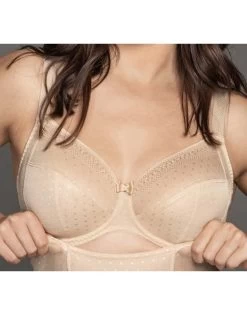 Ulla Dessous Meghan Hele Cup BH Kleine En Grote Maten 75-100 Cup D Tot L - Biscuit - 3123
