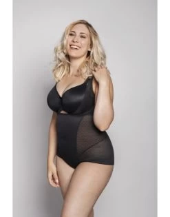 Ulla Dessous Meghan Shapewear Bodyliner Kleine - Grote Maten 38-56 - Zwart - 3177 -Lingerie Kortingswinkel ulla dessous meghan shapewear bodyliner kleine grote maten 38 56 zwart 3177 3