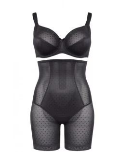 Ulla Dessous Meghan Shapewear Gaine Slip Hoge Taille - Lange Benen - Kleine - Grote Maten - 38-56 - Zwart - 3118 -Lingerie Kortingswinkel ulla dessous meghan shapewear gaine slip hoge taille lange benen kleine grote maten 38 56 zwart 3118 4