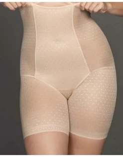 Ulla Dessous Meghan Shapewear Gaine Slip Hoge Taille - Lange Benen - Kleine - Grote Maten - Bisque - 38-56 - 3118 -Lingerie Kortingswinkel ulla dessous meghan shapewear gaine slip hoge taille lange benen kleine grote maten bisque 38 56 3118 2