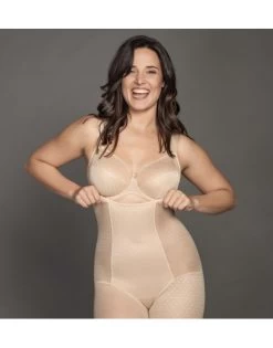 Ulla Dessous Meghan Shapewear Gaine Slip Hoge Taille - Lange Benen - Kleine - Grote Maten - Bisque - 38-56 - 3118 -Lingerie Kortingswinkel ulla dessous meghan shapewear gaine slip hoge taille lange benen kleine grote maten bisque 38 56 3118 3