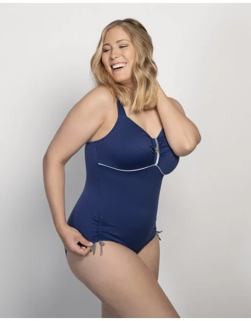 Ulla Dessous Portofino Badpak Kleine - Grote Maten 75-120 Cup B Tot K - Marine - 9711 2 Ulla Dessous Portofino Badpak Kleine - Grote Maten 75-120 Cup B Tot K - Marine - 9711 - Image 2