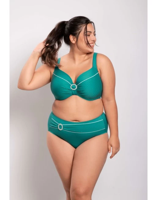 Ulla Dessous Portofino Bikini Slip Hoge Taille Kleine - Grote Maten - 36-54 - Lagoon - 9734 1 Ulla Dessous Portofino Bikini Slip Hoge Taille Kleine - Grote Maten - 36-54 - Lagoon - 9734