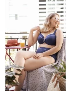 Ulla Dessous Portofino Bikini Slip Hoge Taille Kleine - Grote Maten - 36-54 - Marine - 9732 6 Ulla Dessous Portofino Bikini Slip Hoge Taille Kleine - Grote Maten - 36-54 - Marine - 9732 -Lingerie Kortingswinkel ulla dessous portofino bikini slip hoge taille kleine grote maten 36 54 marine 9732 2