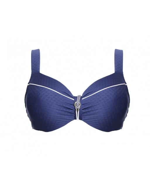 Ulla Dessous Portofino Hele Cup Bikini BH Kleine En Grote Maten 70-110 Cup D Tot K - Marine - 9722 2 Ulla Dessous Portofino Hele Cup Bikini BH Kleine En Grote Maten 70-110 Cup D Tot K - Marine - 9722 - Image 2