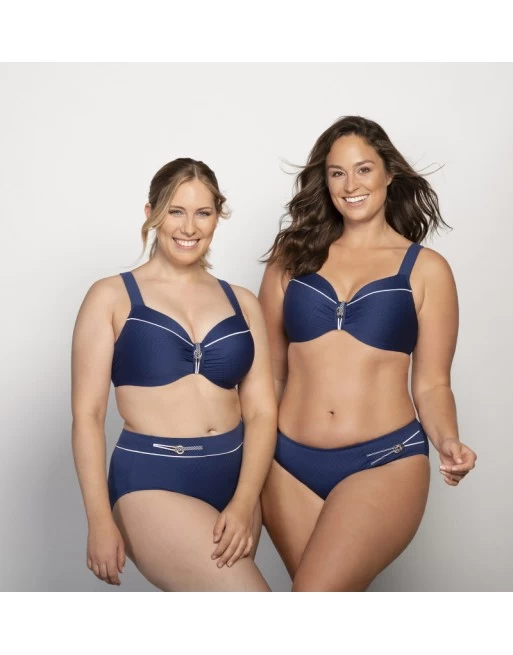 Ulla Dessous Portofino Hele Cup Bikini BH Kleine En Grote Maten 70-110 Cup D Tot K - Marine - 9722 4 Ulla Dessous Portofino Hele Cup Bikini BH Kleine En Grote Maten 70-110 Cup D Tot K - Marine - 9722 - Image 4