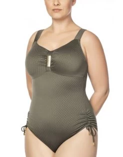 Ulla Dessous Saint-Tropez Badpak Kleine En Grote Maten 75-120 Cup B Tot K - Olive - 9112r -Lingerie Kortingswinkel ulla dessous saint tropez badpak kleine en grote maten 75 120 cup b tot k olive 9112r 2