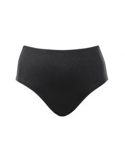 Ulla Dessous Saint-Tropez Bikini Slip Hoge Taille Kleine - Grote Maten - 36-56 - Zwart - 9132