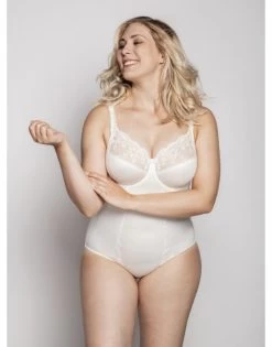Ulla Dessous Shapewear Ella Body Kleine - Grote Cupmaten B - G / T. 75-120 - Écru - 3673 -Lingerie Kortingswinkel ulla dessous shapewear ella body kleine grote cupmaten b g t 75 120 ecru 3673 2