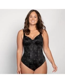 Ulla Dessous Viola Shapewear Body Kleine En Grote Maten 75-110 Cup B Tot G - Zwart - 3273